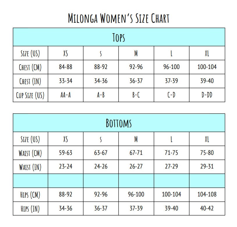 Azulejos Bikini Full Bottom by Milonga Beachwear
