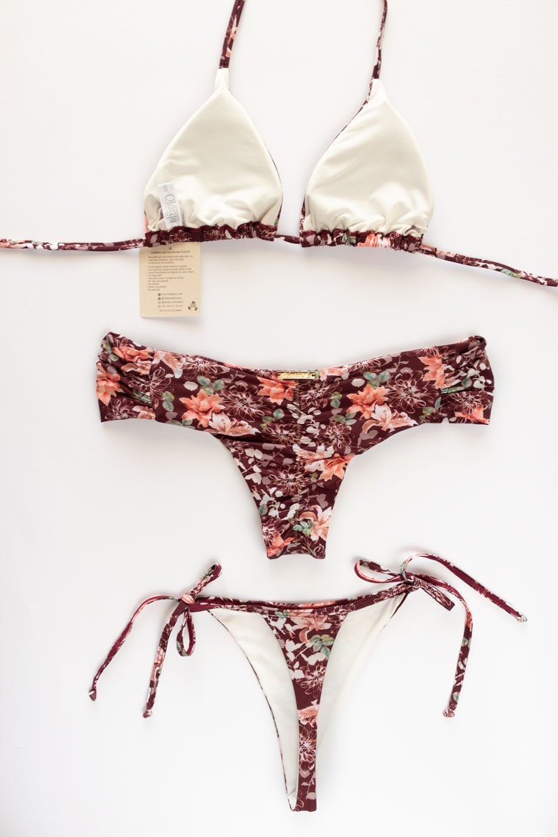 Bruna 3-piece Bikini Set by Oleaje Swimwear