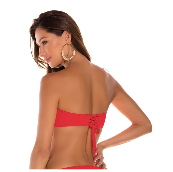 Palette Bandeau Bikini Top by Milonga Beachwear