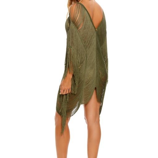 Chloe Fringe Cover-Up by Milonga Beachwear